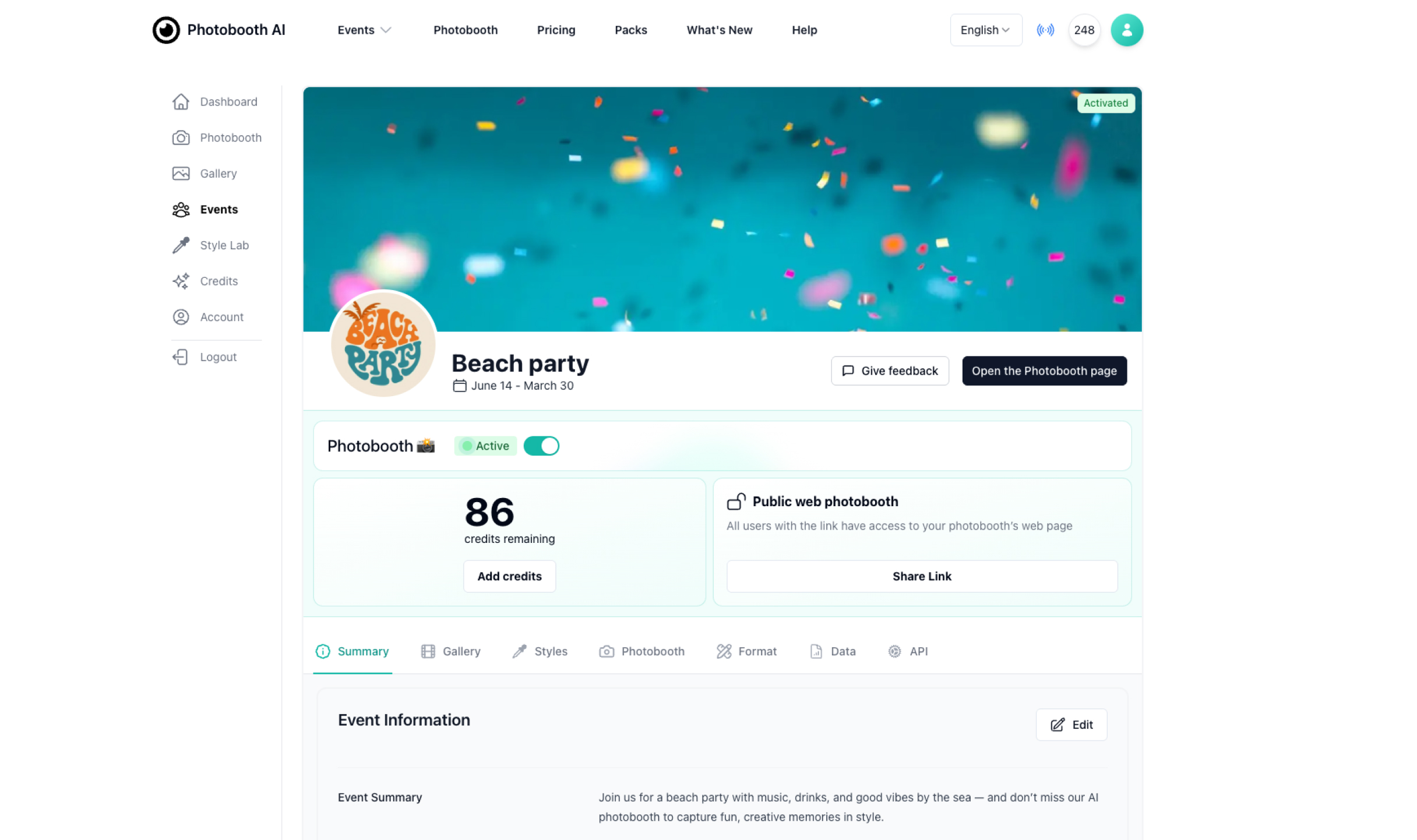 App screenshot